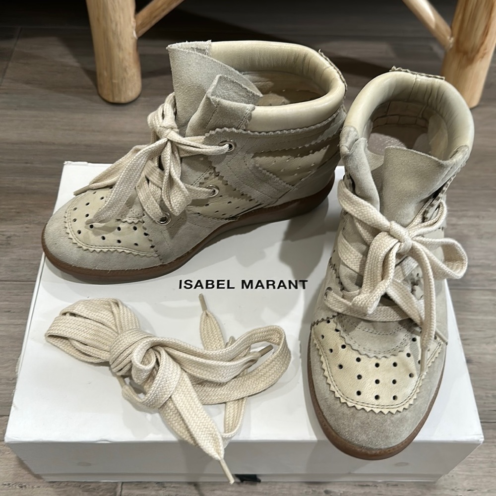 Isabel Marant bobby leather sneakers / size 37 (7)